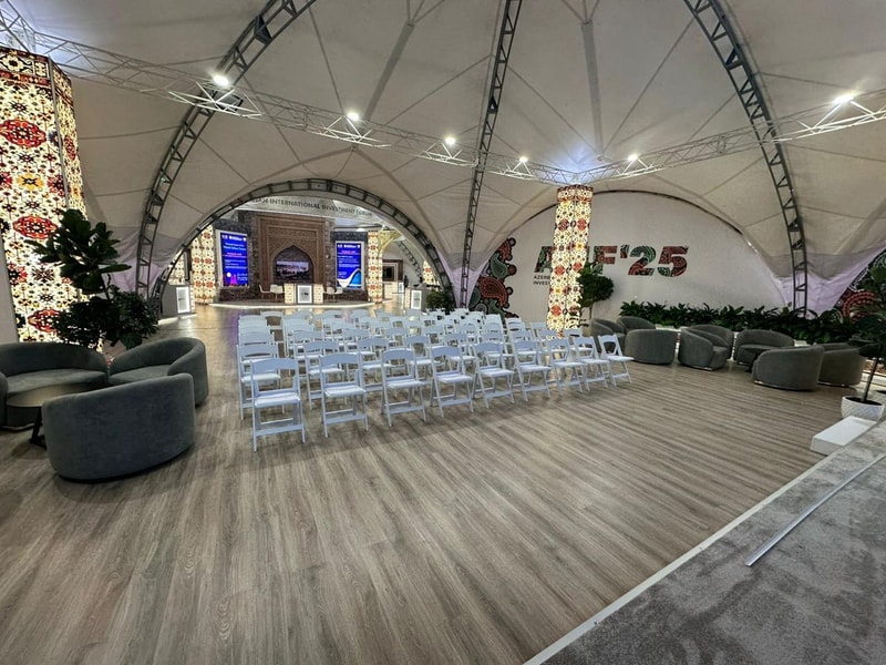 GM Events large scale stand Azerbaijan International Investment Forum 2025