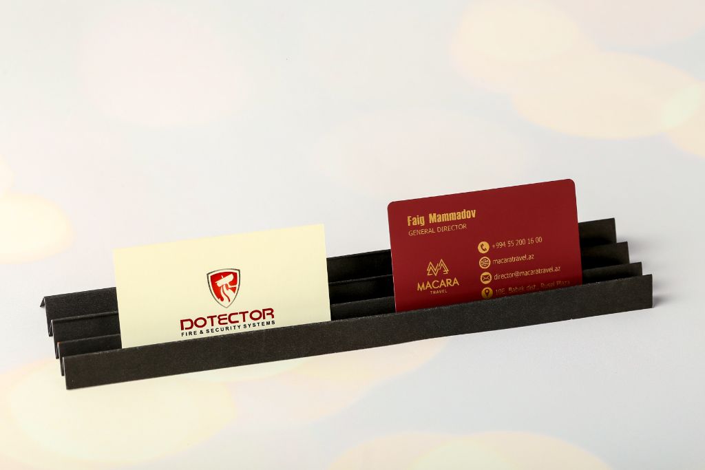Macara Travel business card back — Faig Mammadov, General Director