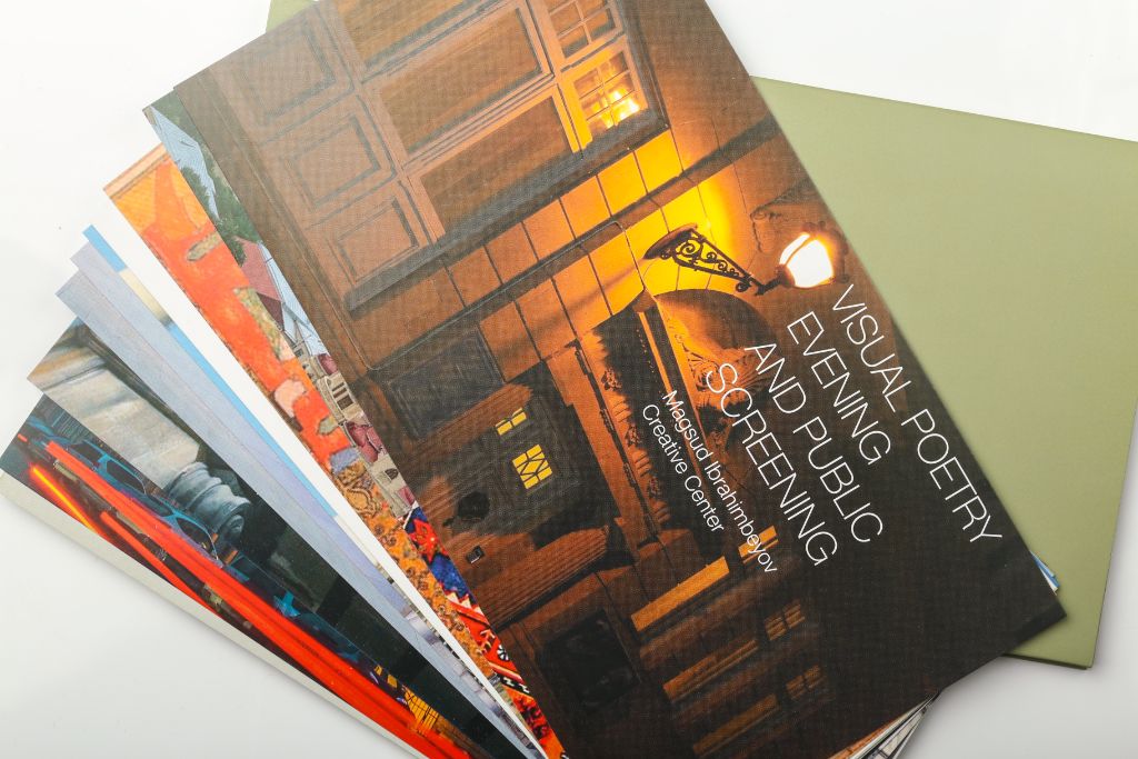 Visual Poetry Evening — brochure fan