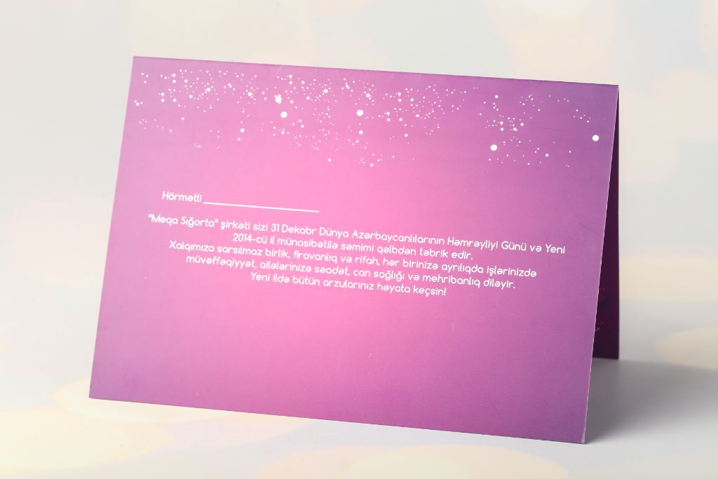 Meqa Sigorta — inside text of the card
